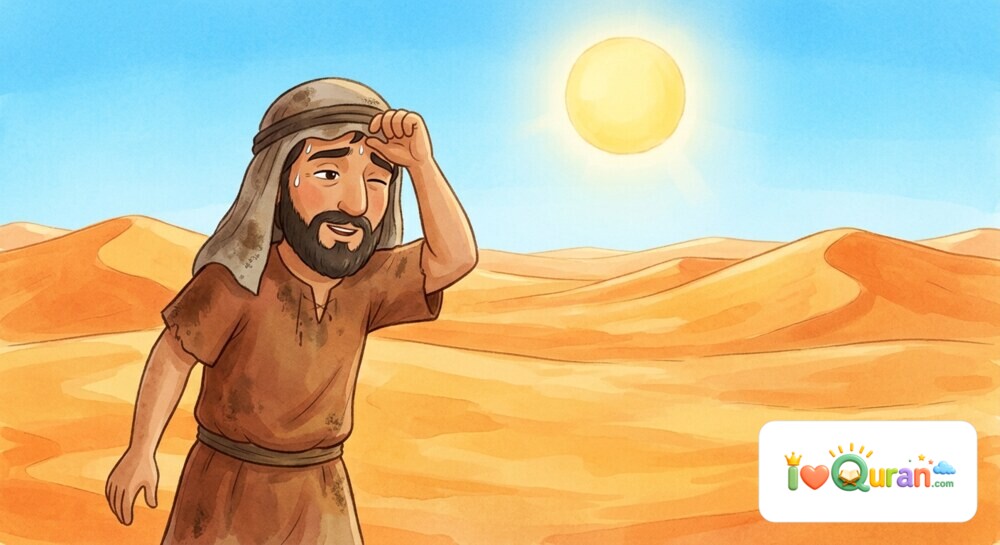 الرَّجُلُ وَالكَلْبُ العَطْشَانُ — 1